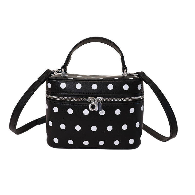 Women’s mini handbag with playful design and elegant accents