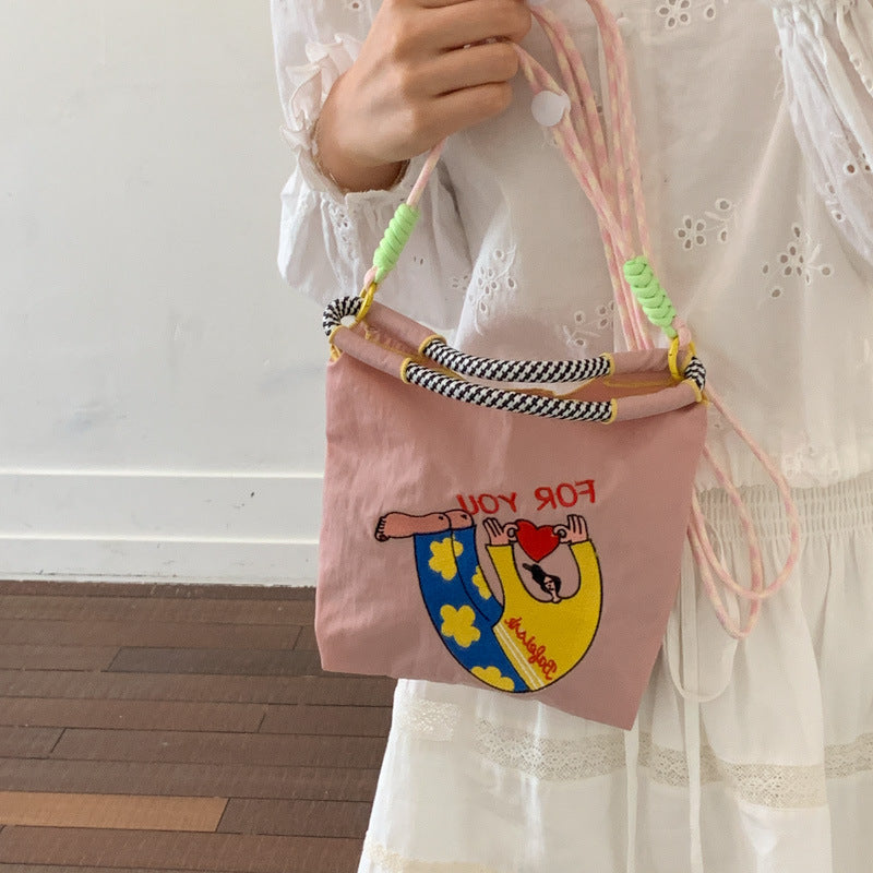 Shoulder bag with creative design and adjustable carrying system