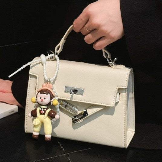 Women Mini Handbag with Cute Pendant North Bags