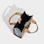 Women Mini Handbag with stylish denim elements and practical drawstring Nord Bags