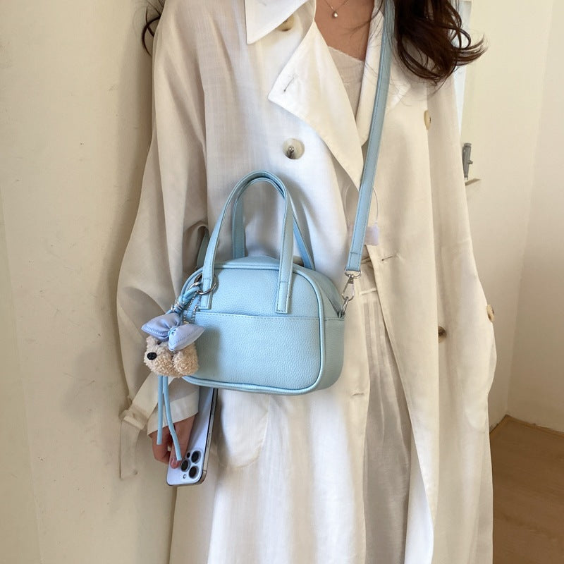 Women’s Mini-Handbag with Playful Animal Pendant