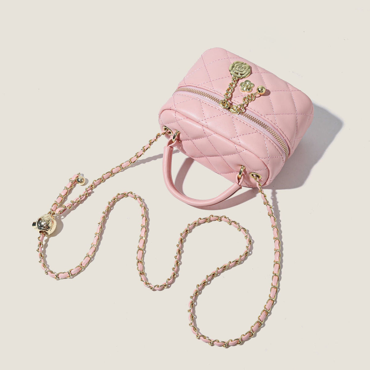Quilted Mini Crossbody Handbag