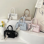 Women’s Mini Handbag with Charming Pendant