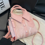 Mini Handbag in Elegant Shirt Design