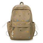 Trendy Embroidered Backpack