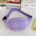 Fashionable waist bag with adjustable strap