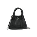 mini handbag with supple structure and detachable chain strap