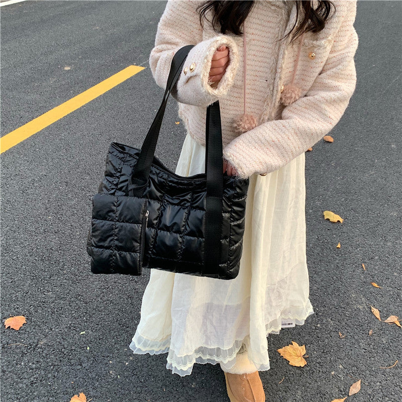 Versatile Quilted Tote Bag