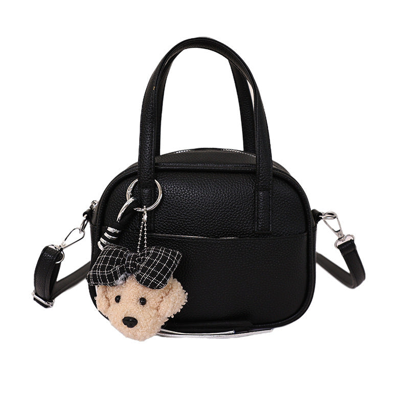Women’s Mini-Handbag with Playful Animal Pendant