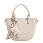 Women’s Mini-Handbag with Playful Animal Pendant