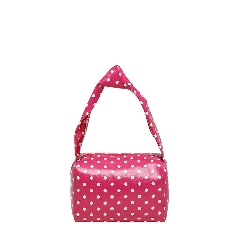 Chic Polka Dot Mini Handbag