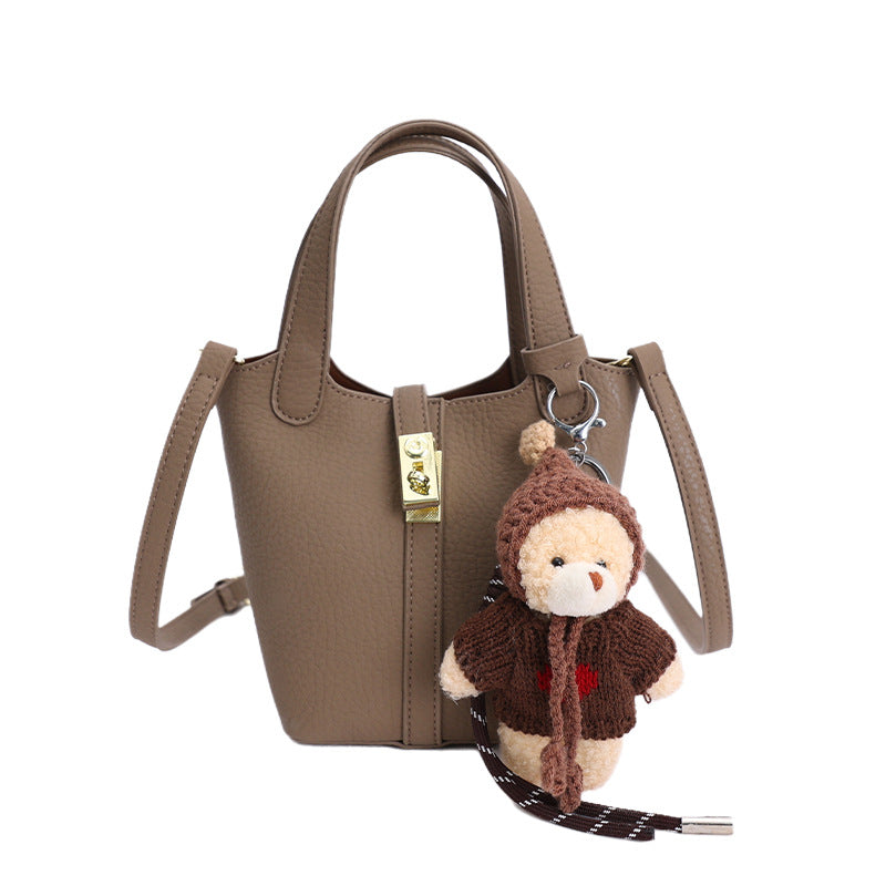 Women’s Mini-Handbag with Playful Animal Pendant