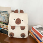 Backpack with Cute Animal Motif