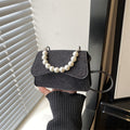 Mini Handbag with Pearl Accent