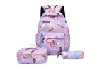 Backpack set with insulated lunch box and pencil case