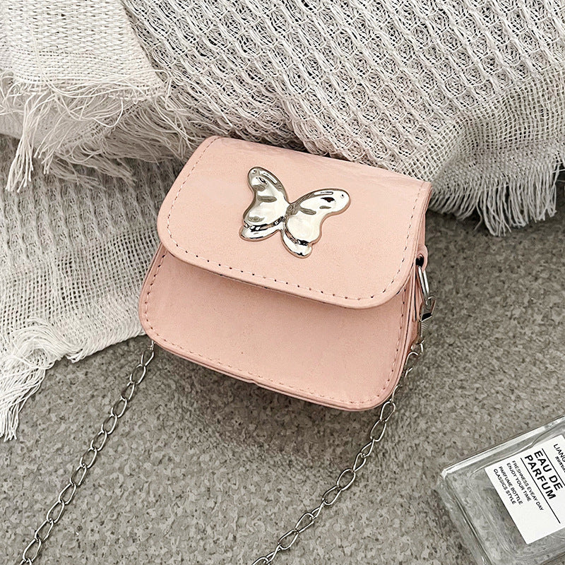 Stylish Butterfly Closure Mini Handbag
