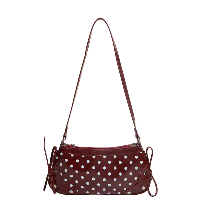 Polka Dot Pattern Mini Handbag