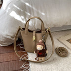 Women’s Mini-Handbag with Playful Animal Pendant