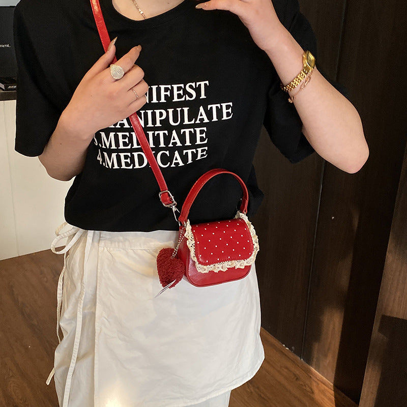 mini handbag with playful design and unique details
