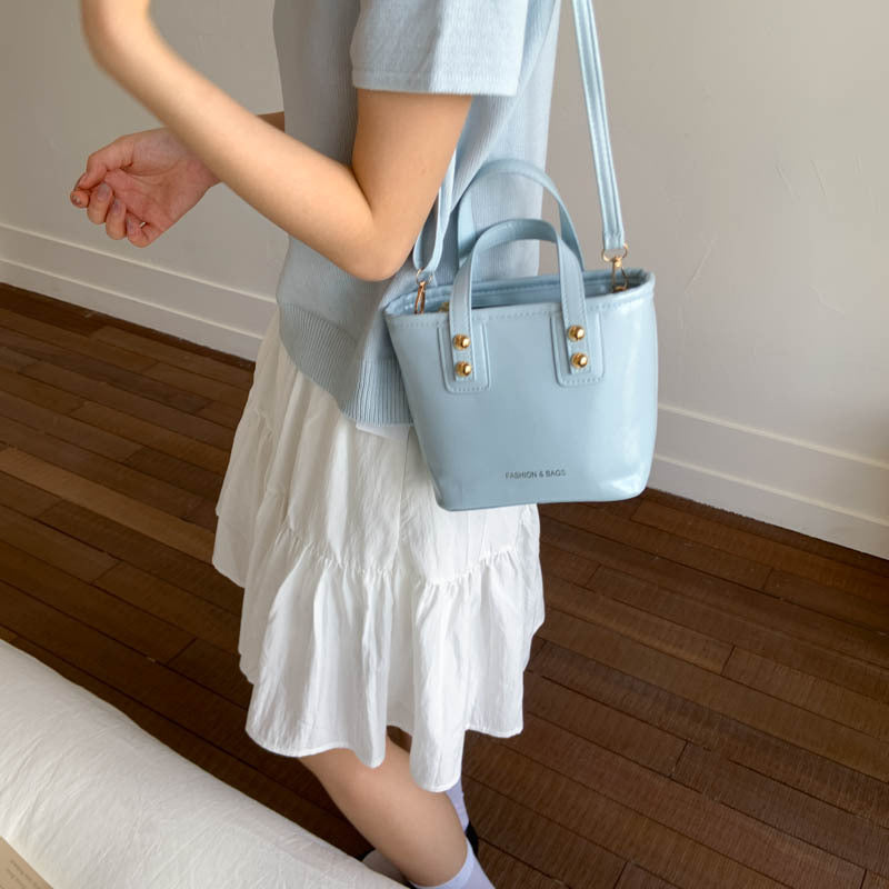 Women Mini Handbag with Elegant Chain Closure