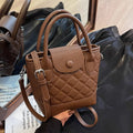 Quilted Mini Top-Handle Handbag
