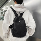Backpack with Charming Animal Pendant and Innovative Storage