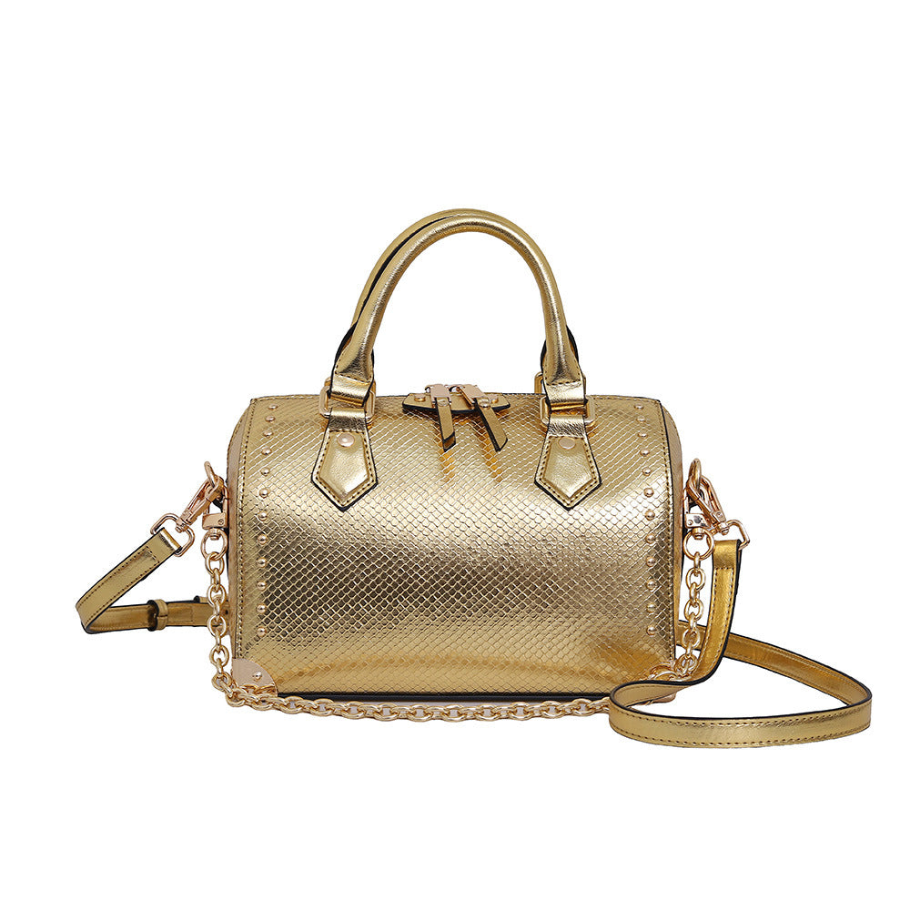 fashionable mini handbag with elegant chain strap