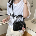 Women’s mini handbag with colorful star motif
