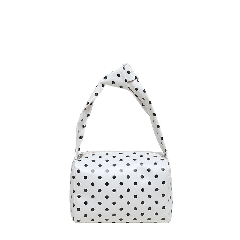 Chic Polka Dot Mini Handbag
