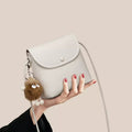 Compact Textured Crossbody Bag
