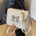 Elegant Bow-Detail Shoulder Bag