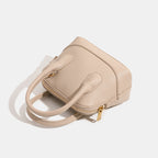 Ladies mini handbag with structured synthetic leather