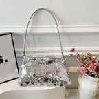 Glamorous Sequin Evening Shoulder Bag