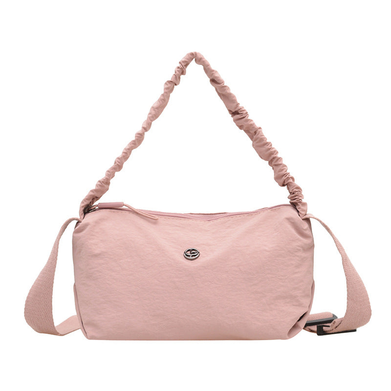 Versatile Crushable Fabric Crossbody Bag