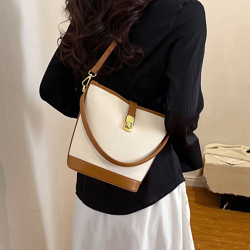 Modern Canvas Shoulder Bag