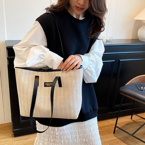 Eco-Friendly Woven Tote Bag