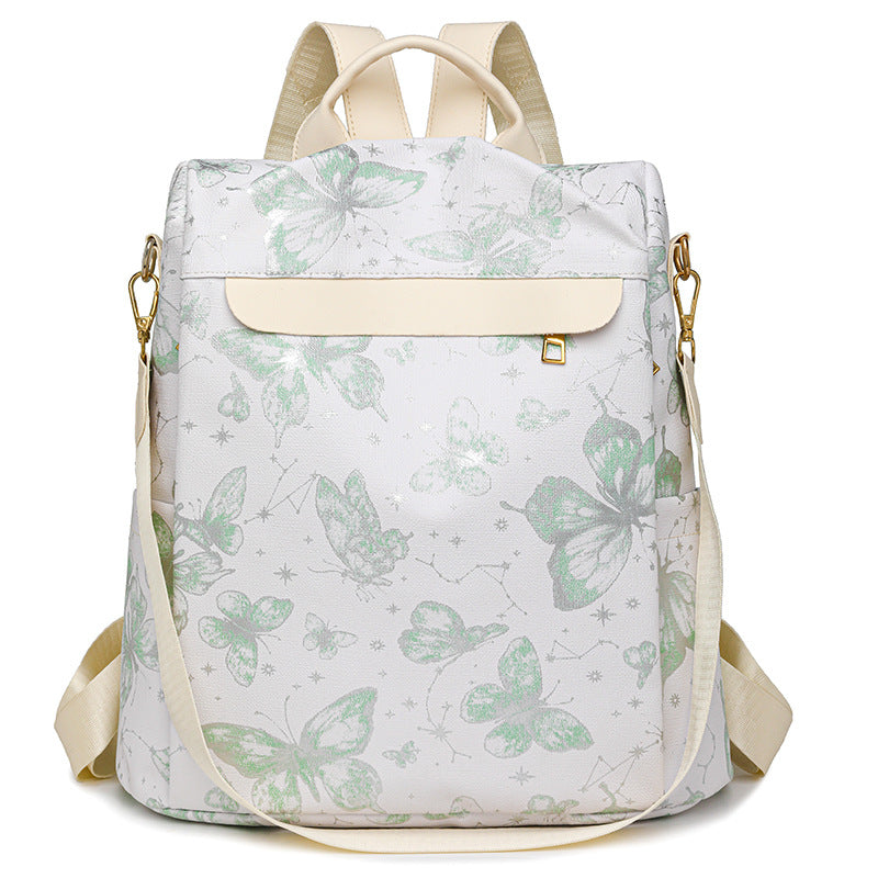 Backpack with Elegant Butterfly Design and Practical Compartments