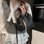 Women’s mini handbag with removable coin pocket