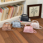 Ladies elegant mini handbag with textured design
