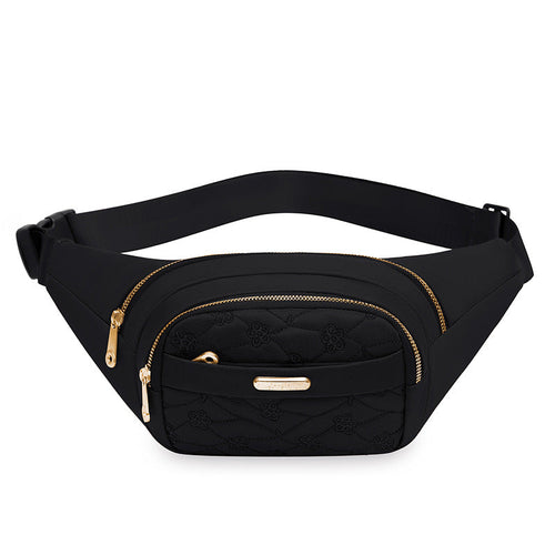Elegant Floral Designed Belt Bag