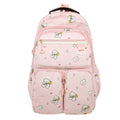 Plush backpack with playful animal motif