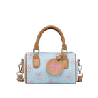 Playful Bow-Printed Mini Handbag