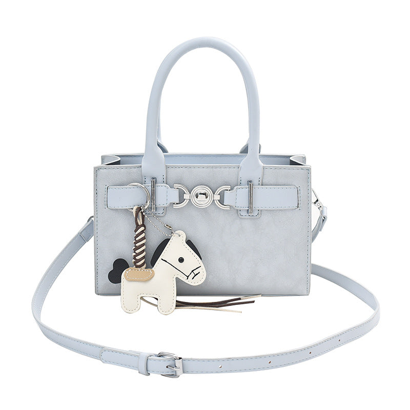 Women’s Mini Handbag with Charming Pendant