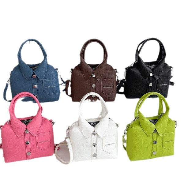 Ladies Mini Handbag in Shirt Design with Adjustable Shoulder Strap Nord Bags