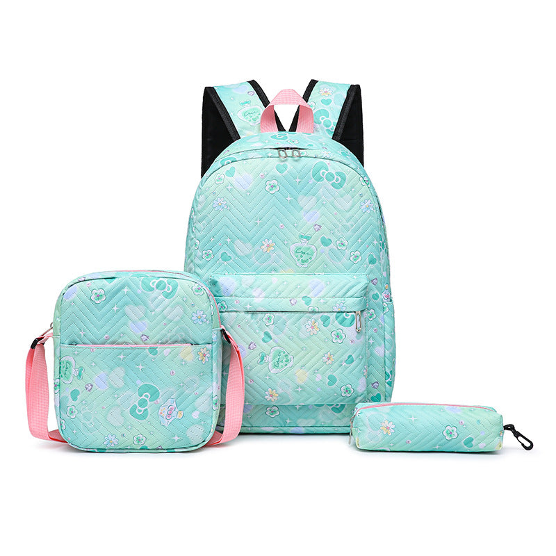Backpack with High-Quality Quilted Stitching and Multiple Compartments