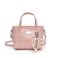 Women Mini Handbag with Pearl-Studded Pendant