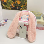 Plush Backpack in Cute Bunny Design