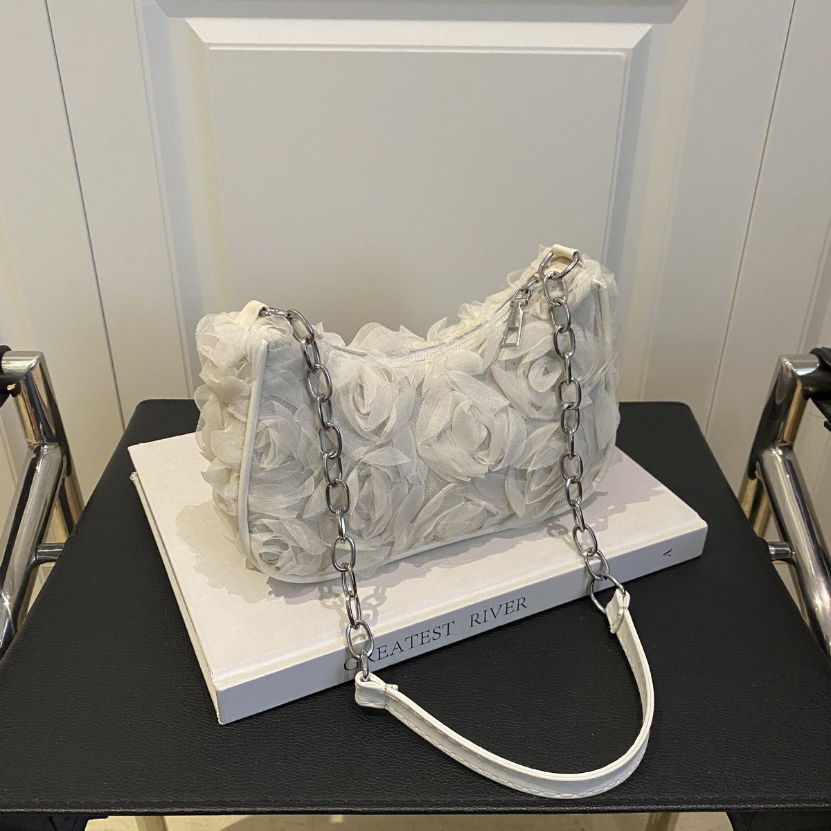 Floral Embellished Handbag