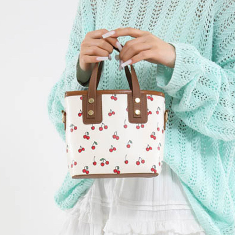 Mini Handbag with Fruity Cherry Design