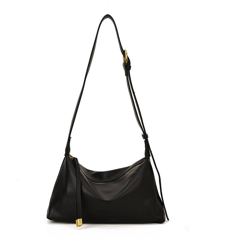 Textured Casual Shoulder Bag